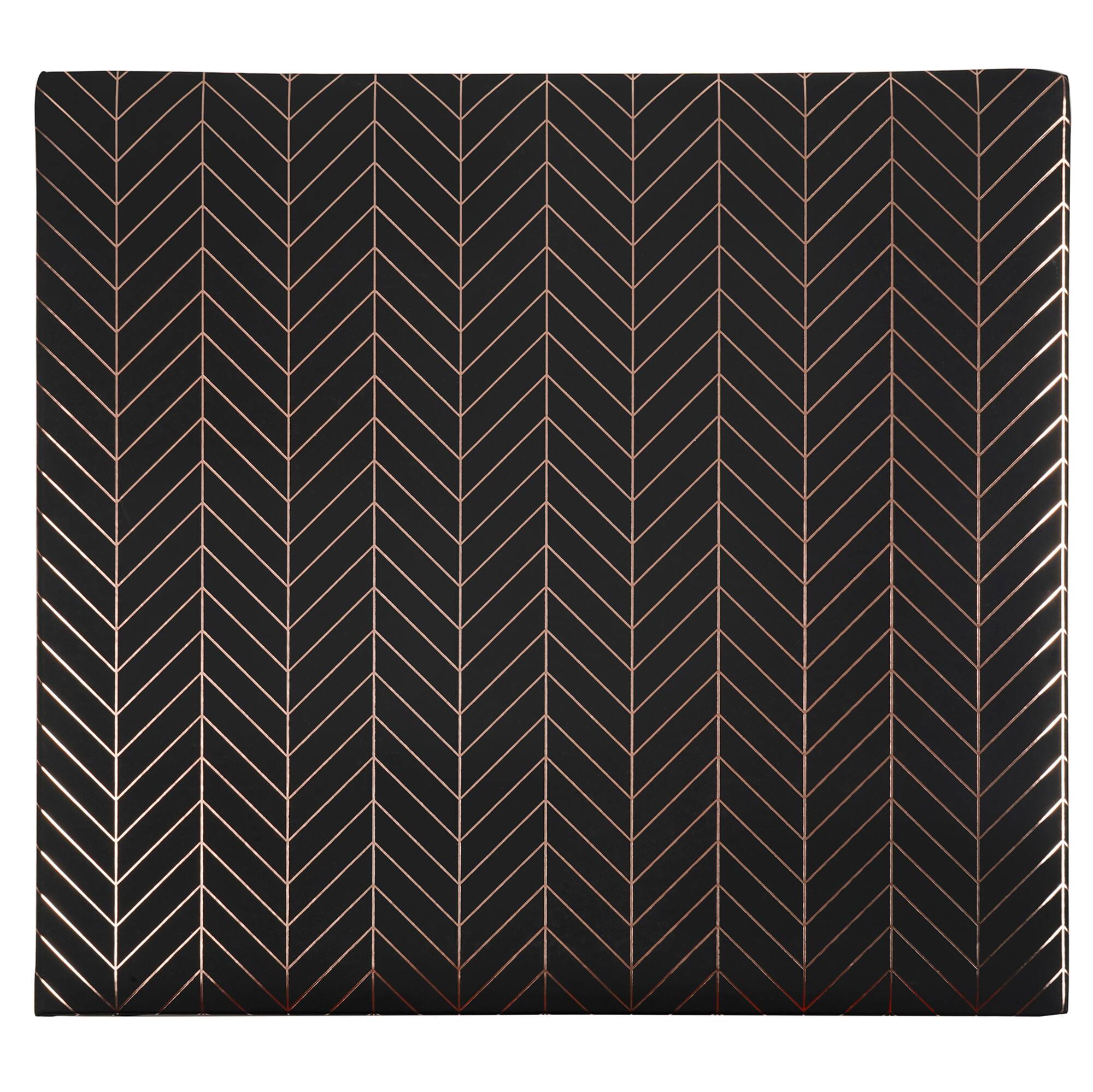 6 Pack: Black Geo Mega Scrapbook Album by Recollections™
